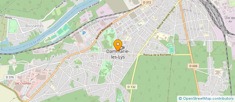 localisation de l'entreprise TRANSPORTS M S à DAMMARIE LES LYS