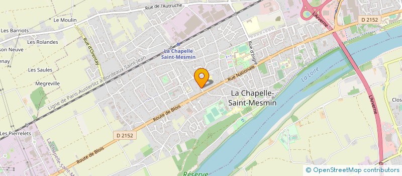 localisation de l'entreprise TRANSPORTS MAIB à LA CHAPELLE-SAINT-MESMIN