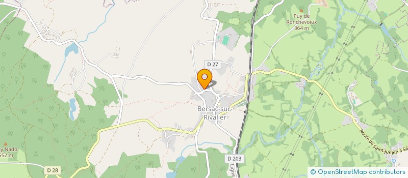 localisation de l'entreprise TRANSPORTS MAILLET à BERSAC-SUR-RIVALIER