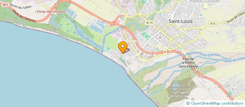 localisation de l'entreprise TRANSPORTS MAILLOT à SAINT-LOUIS