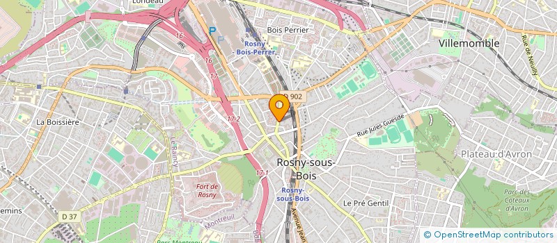 localisation de l'entreprise TRANSPORTS MAKOMAS SARL  ROSNY-SOUS-BOIS