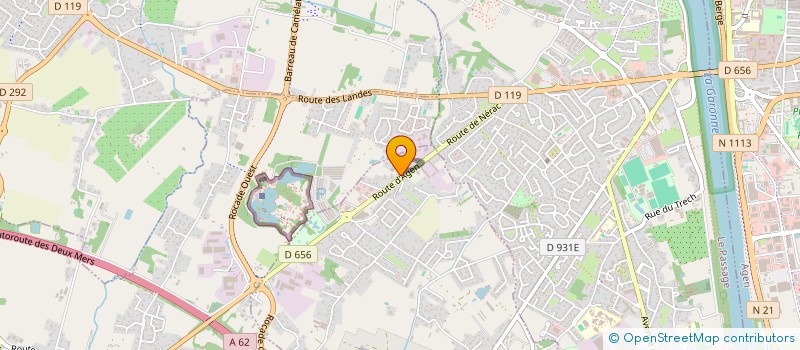 localisation de l'entreprise TRANSPORTS MALAURE  ESTILLAC