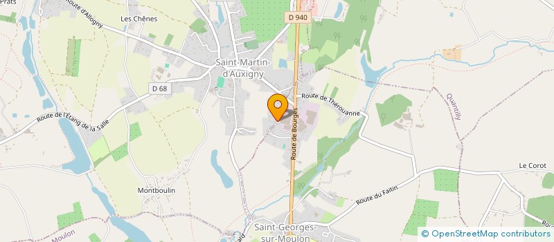 localisation de l'entreprise TRANSPORTS MALIDOR à SAINT-MARTIN-D'AUXIGNY