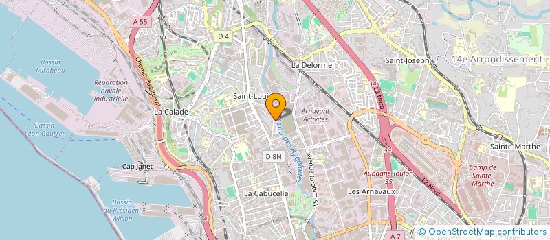 localisation de l'entreprise TRANSPORTS MANENT à MARSEILLE