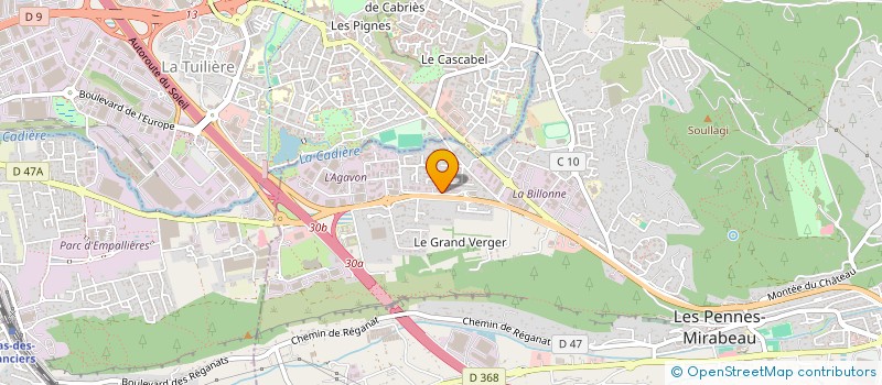 localisation de l'entreprise TRANSPORTS MANUTENTION EGHAZARIAN à LES PENNES-MIRABEAU