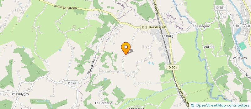 localisation de l'entreprise TRANSPORTS MANY à SAINT-VIANCE