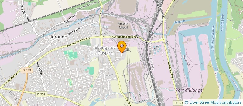 localisation de l'entreprise TRANSPORTS MARADI UBALDINI à FLORANGE