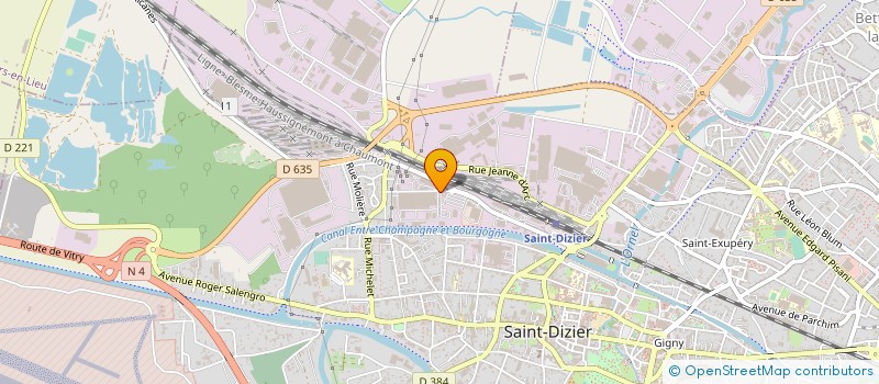 localisation de l'entreprise TRANSPORTS MARCEL BOUCHER à BETTANCOURT-LA-FERREE
