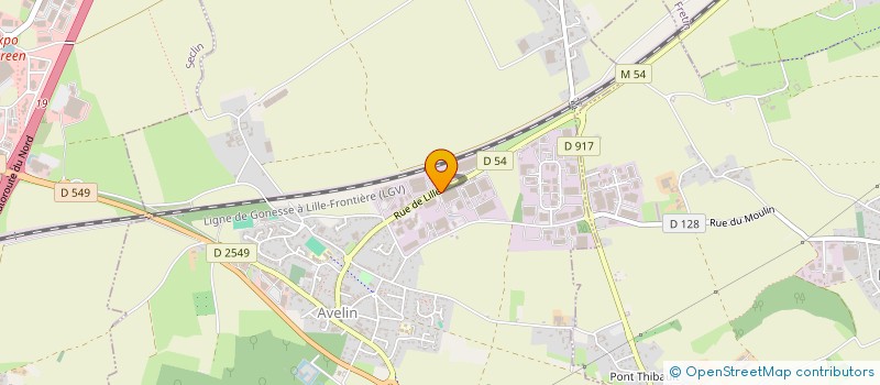 localisation de l'entreprise TRANSPORTS MARCHAND à AVELIN