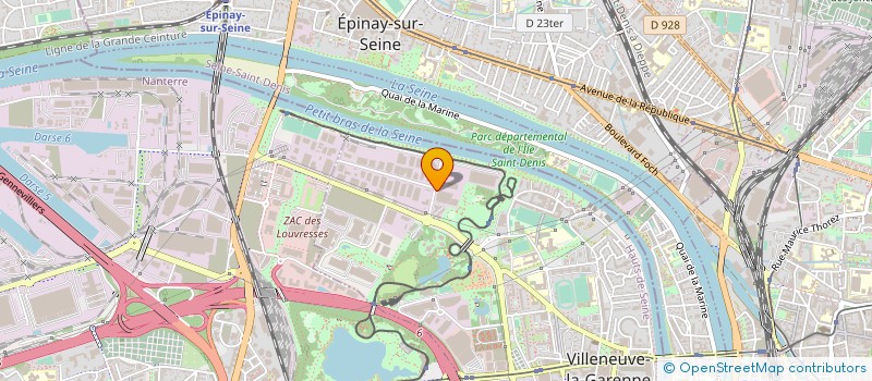 localisation de l'entreprise TRANSPORTS MARDOKH FRERES à VILLENEUVE-LA-GARENNE