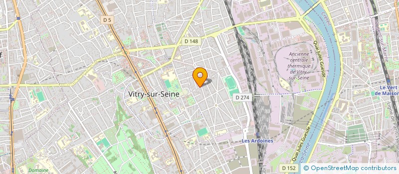 localisation de l'entreprise TRANSPORTS MARINA à VITRY-SUR-SEINE