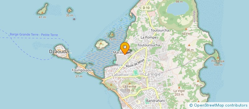 localisation de l'entreprise TRANSPORTS MARITIMES DE L OCEAN INDIEN à DZAOUDZI