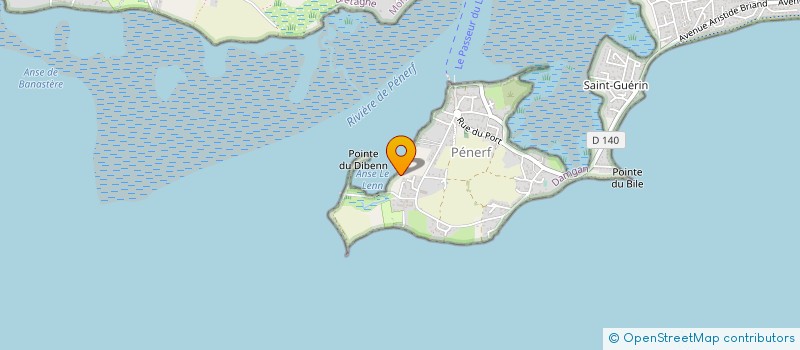 localisation de l'entreprise TRANSPORTS MARITIMES DU LENN  DAMGAN