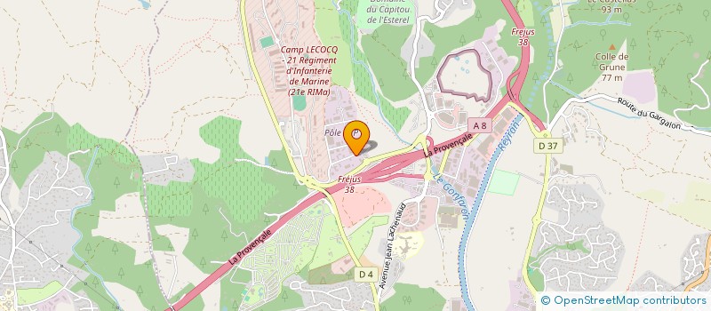 localisation de l'entreprise TRANSPORTS MARITIMES RAPHAELOIS à FREJUS