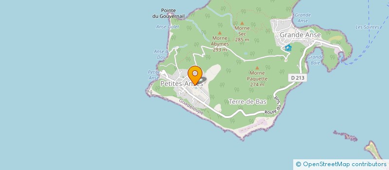 localisation de l'entreprise TRANSPORTS MARITIMES SAINTOIS à TERRE-DE-BAS