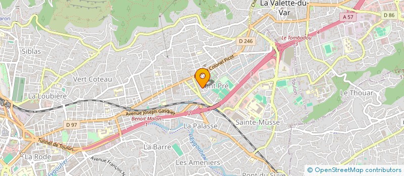 localisation de l'entreprise TRANSPORTS MARITIMES TOULONNAIS à TOULON