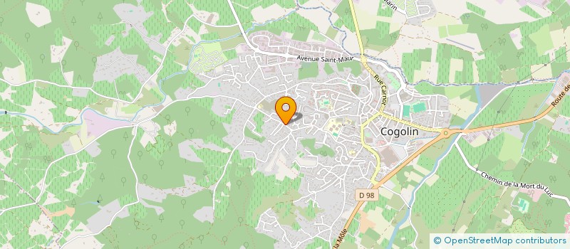 localisation de l'entreprise TRANSPORTS MARITIMES TROPEZIENS  COGOLIN