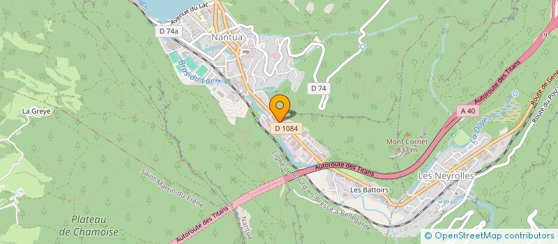 localisation de l'entreprise TRANSPORTS MARMETH à NANTUA