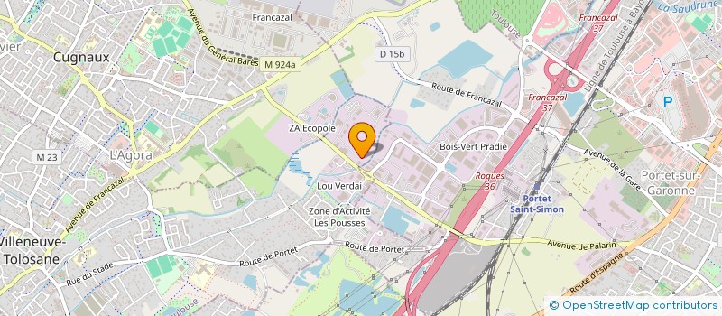 localisation de l'entreprise TRANSPORTS MARQUIS ET LOGISTIQUE à VILLENEUVE TOLOSANE