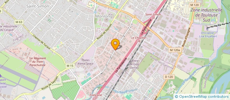 localisation de l'entreprise TRANSPORTS MARQUIS TOULOUSE à TOULOUSE
