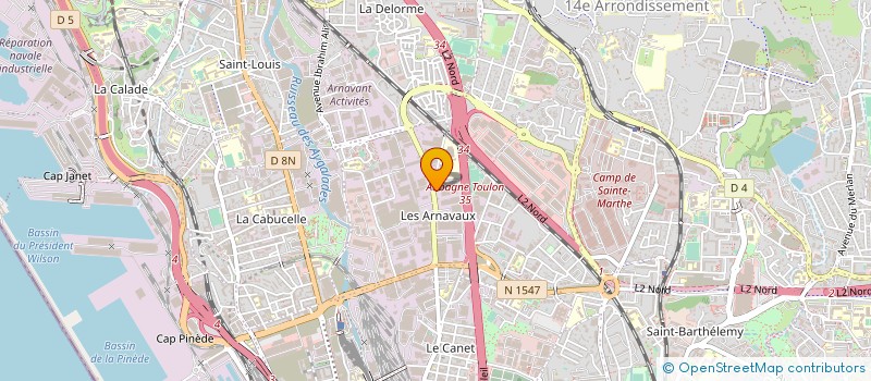 localisation de l'entreprise TRANSPORTS MARSEILLE PROVENCE à MARSEILLE