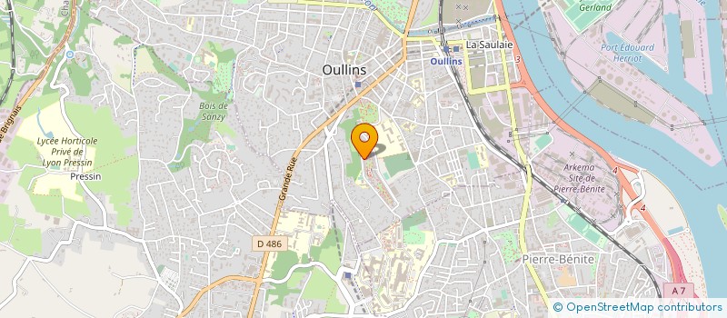 localisation de l'entreprise TRANSPORTS MARTEL HAMACHE  OULLINS-PIERRE-BENITE