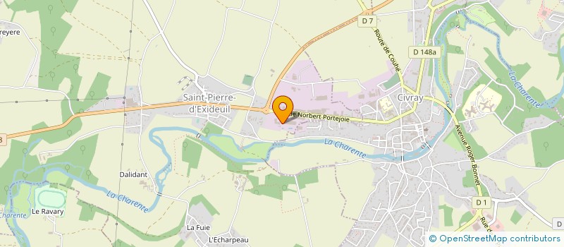 localisation de l'entreprise TRANSPORTS MARTIN à SAINT-PIERRE-D'EXIDEUIL