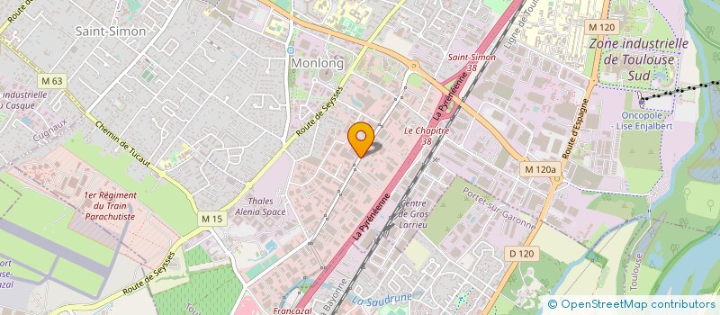 localisation de l'entreprise TRANSPORTS MARTY ET FILS à TOULOUSE