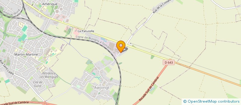 localisation de l'entreprise TRANSPORTS MARYSE GOBIN  AWOINGT