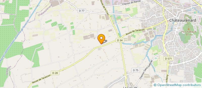 localisation de l'entreprise TRANSPORTS MASSON  CHATEAURENARD