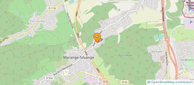 localisation de l'entreprise TRANSPORTS MATFLOR  MARANGE-SILVANGE