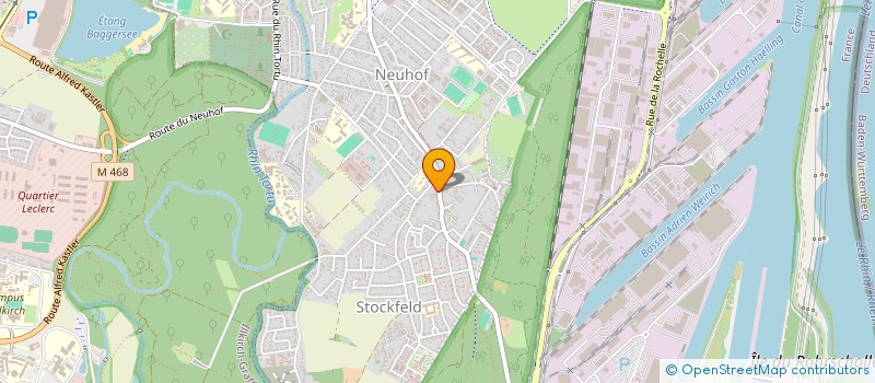 localisation de l'entreprise TRANSPORTS MATHERN à STRASBOURG