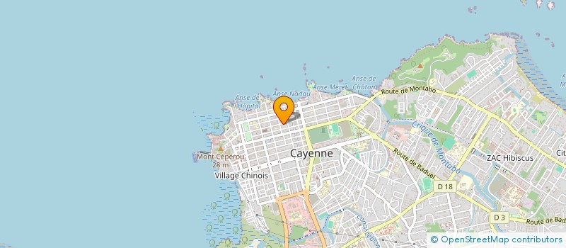 localisation de l'entreprise TRANSPORTS MATHIEU  CAYENNE