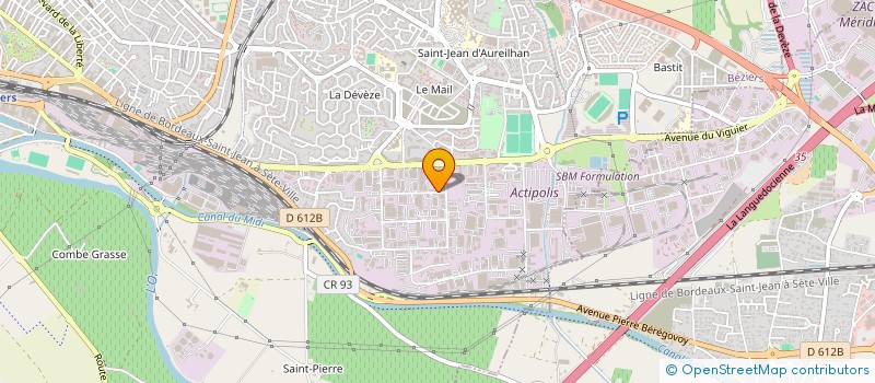 localisation de l'entreprise TRANSPORTS MAURAND  BEZIERS