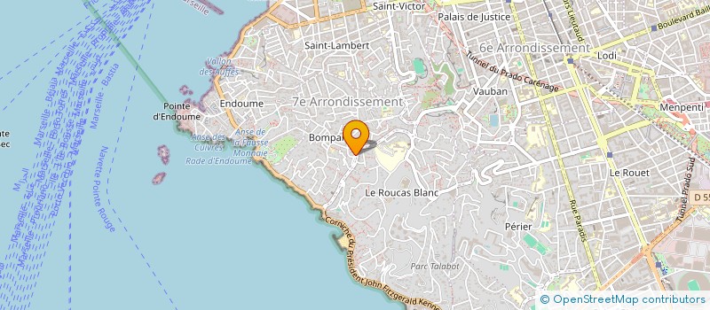 localisation de l'entreprise TRANSPORTS MAUREL ET SAC à MARSEILLE