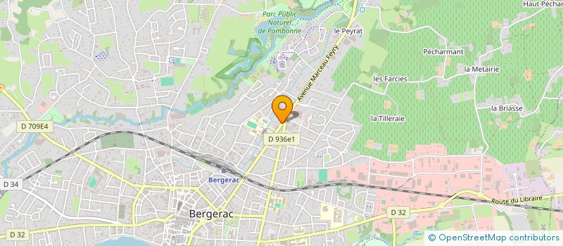 localisation de l'entreprise TRANSPORTS MAX BAUGIER à BERGERAC