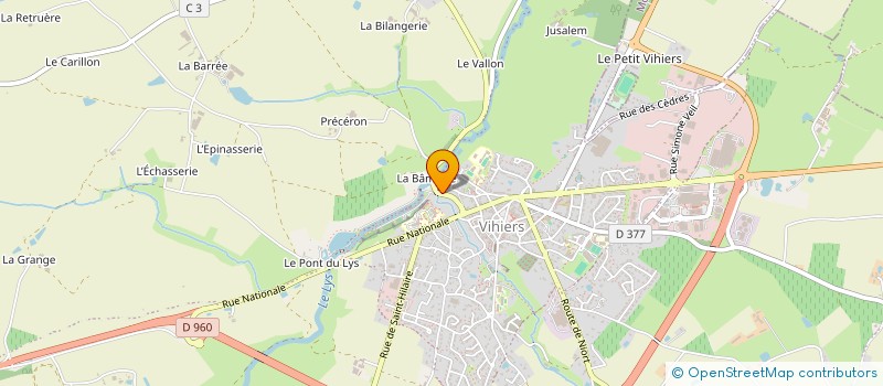 localisation de l'entreprise TRANSPORTS MAXIME MARTIN à LYS-HAUT-LAYON