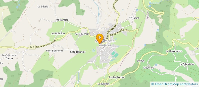 localisation de l'entreprise TRANSPORTS MAZENOD FLORIAN  SAINT-CHRISTO-EN-JAREZ