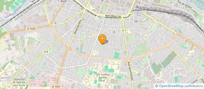 localisation de l'entreprise TRANSPORTS MCM à AMIENS