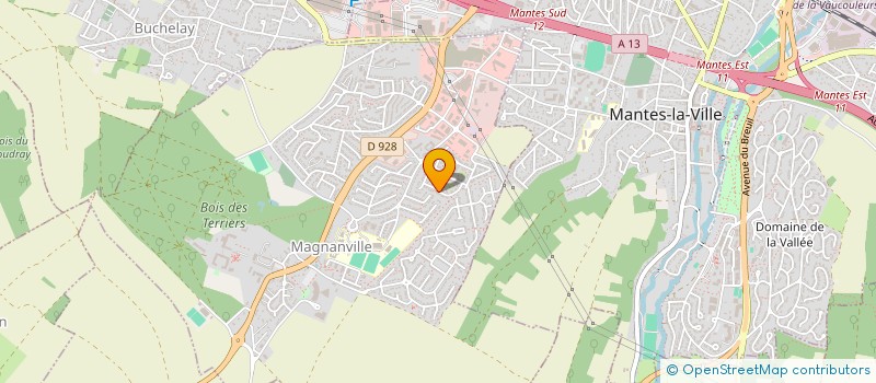 localisation de l'entreprise TRANSPORTS.MECEL à MANTES-LA-VILLE