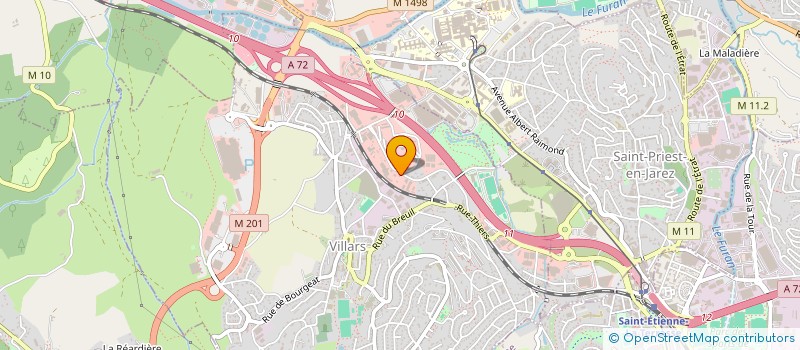 localisation de l'entreprise TRANSPORTS MEGUELLATI  VILLARS