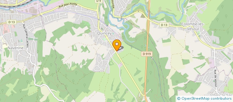 localisation de l'entreprise TRANSPORTS MEJRISSI  QUINCEY