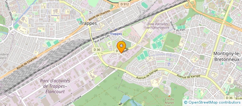 localisation de l'entreprise TRANSPORTS MEL à TRAPPES