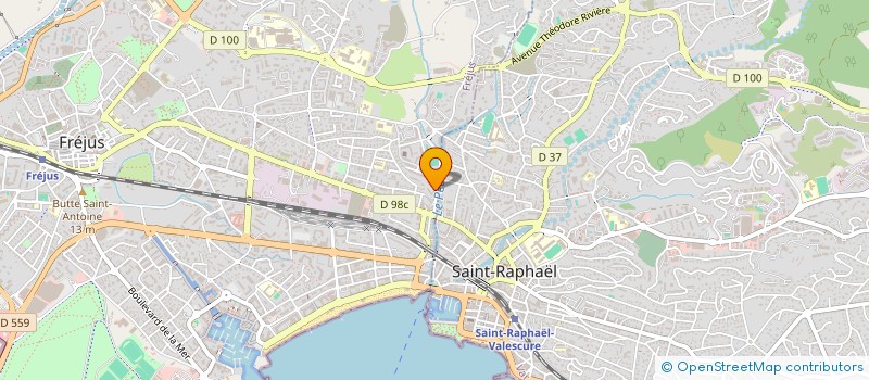 localisation de l'entreprise TRANSPORTS MELY à FREJUS