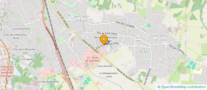 localisation de l'entreprise TRANSPORTS MENDES à SAINT-DENIS-EN-VAL