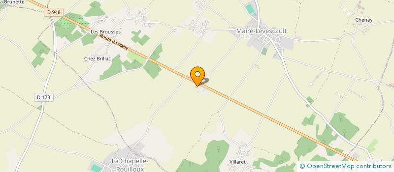 localisation de l'entreprise TRANSPORTS MERMET  MAIRE-LEVESCAULT