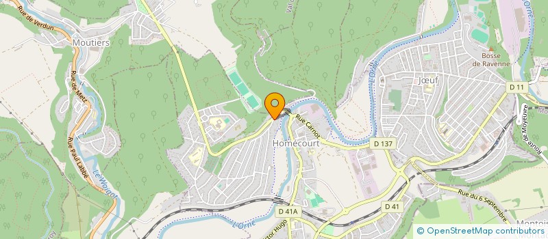 localisation de l'entreprise TRANSPORTS MESSAGERIE SERVICE  DIRECT  HOMECOURT