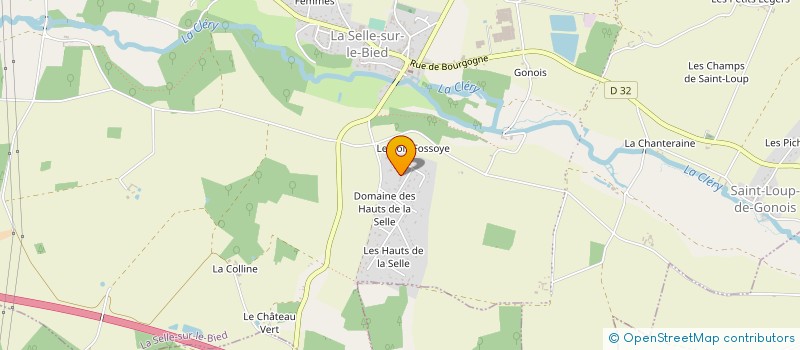 localisation de l'entreprise TRANSPORTS MESSAGERIES MAROT NORBERT à LA SELLE-SUR-LE-BIED