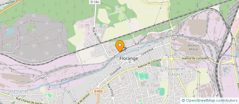 localisation de l'entreprise TRANSPORTS METTAVANT-COUTURIER à FLORANGE
