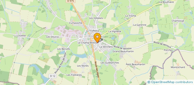 localisation de l'entreprise TRANSPORTS MEUNIER FRERES  ROMENAY